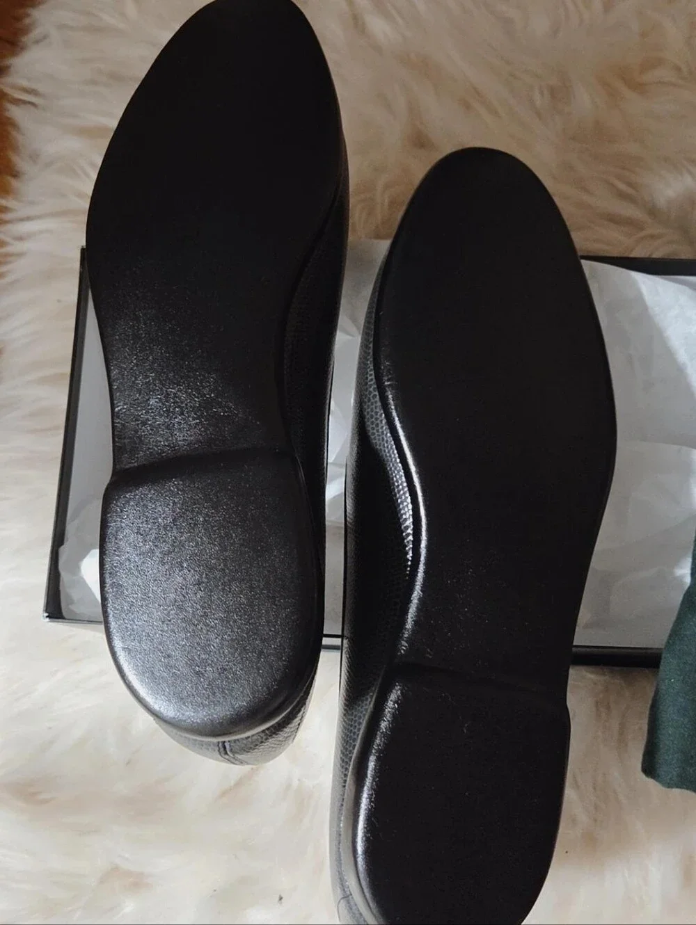 *NIB* Belgian Shoes Midinette Grey Lizard Calf Loafers 9W Discontinued